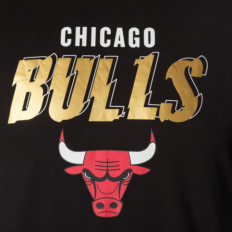 férfi póló New Era Team Script OS Tee Chicago Bulls black 8